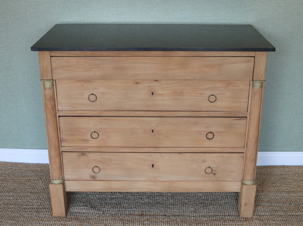 19th century French commode in elm  View IX