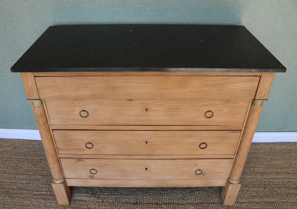 19th century French commode in elm  View II