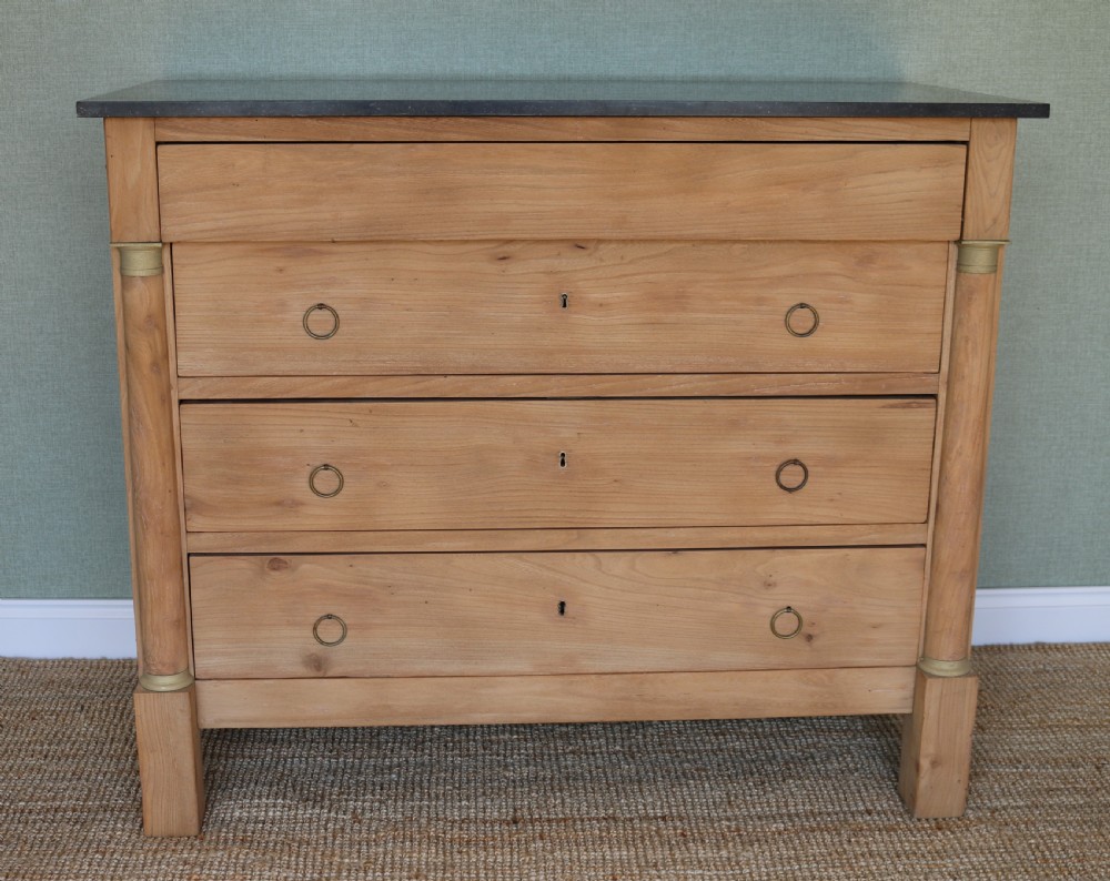 19th century French commode in elm  View V