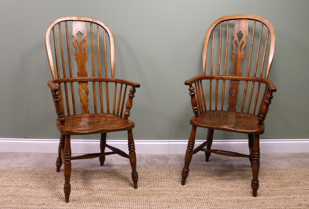 Pair of Windsor Armchair in Ash & Elm View VI