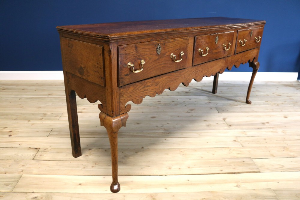 18th Century English Oak Dresser Base