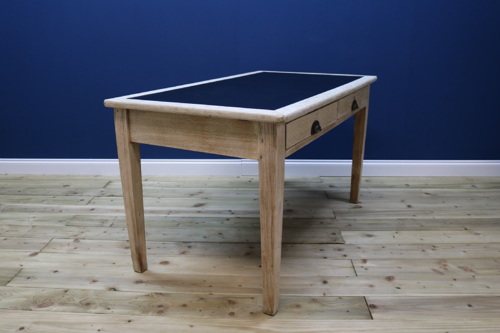 Bleached Oak Desk 1930s View IV