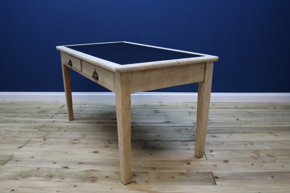 Bleached Oak Desk 1930s View V