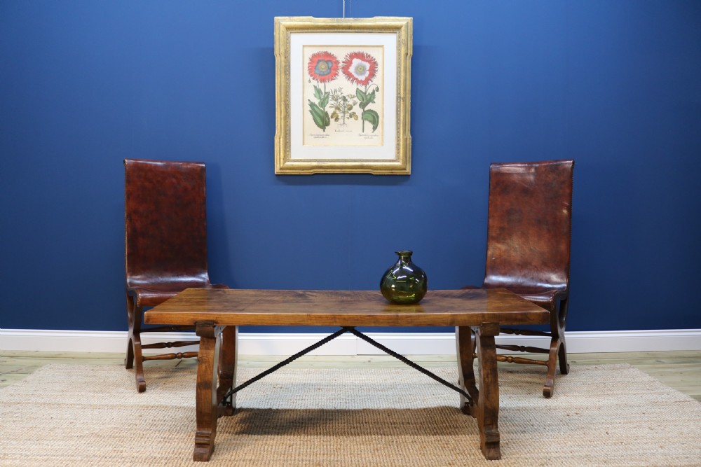 SPANISH OAK WALNUT OCCASIONAL TABLE View IV