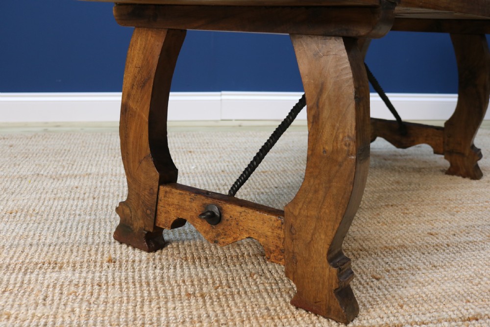 SPANISH OAK WALNUT OCCASIONAL TABLE View VII