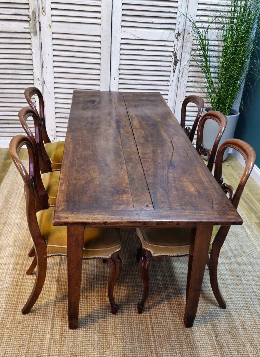 19th Century French Farmhouse Table View XIV