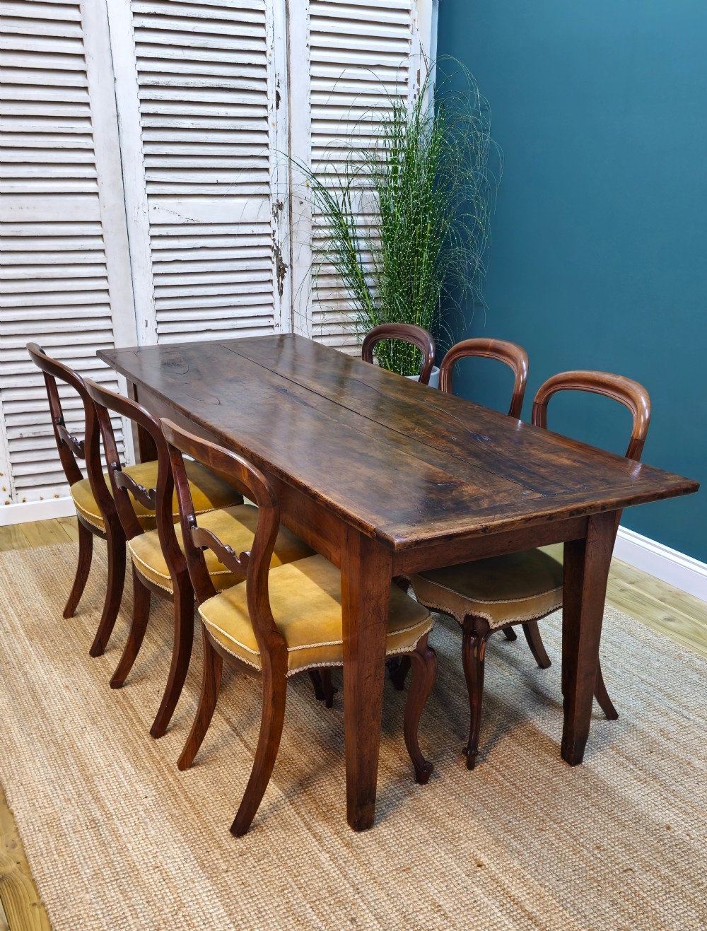 19th Century French Farmhouse Table View XV
