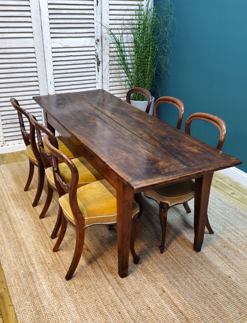 19th Century French Farmhouse Table View XVI