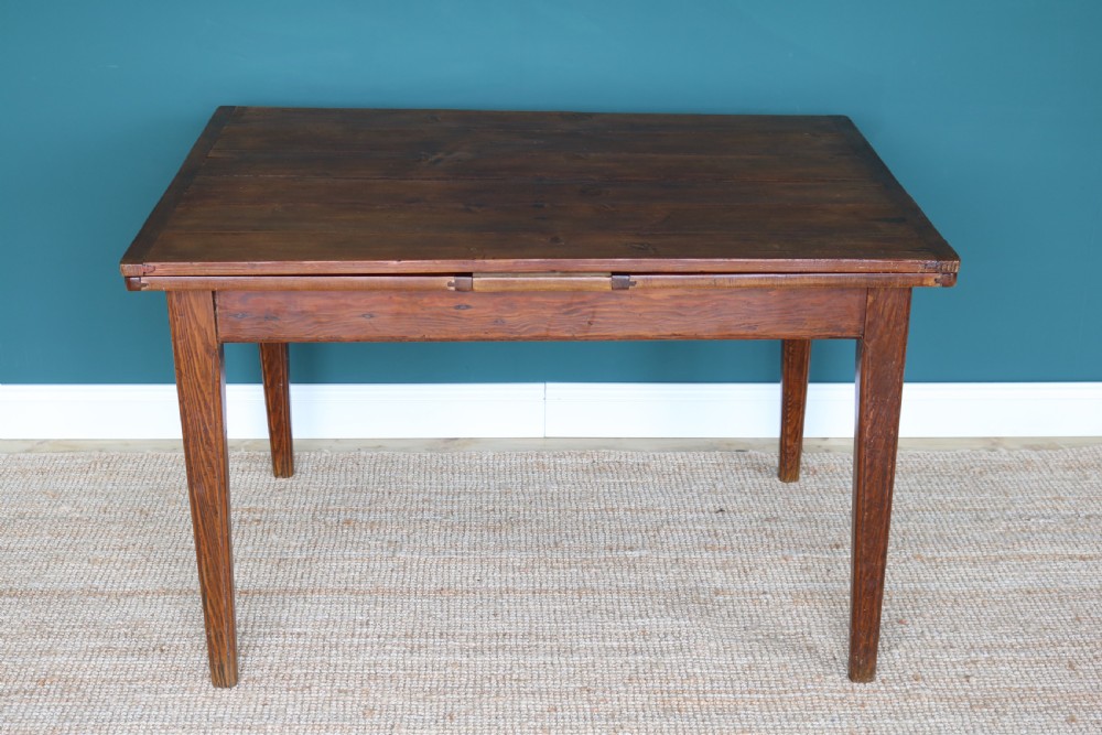 19th-century French Farmhouse Extending Pine Dining Table View II