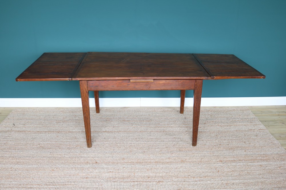 19th-century French Farmhouse Extending Pine Dining Table View III