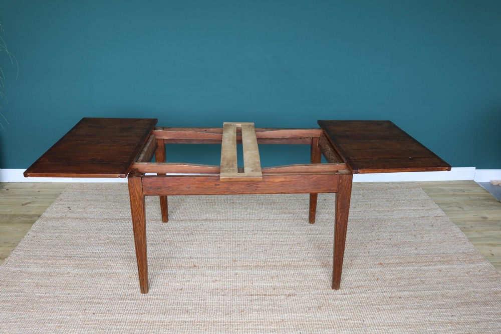 19th-century French Farmhouse Extending Pine Dining Table View IV