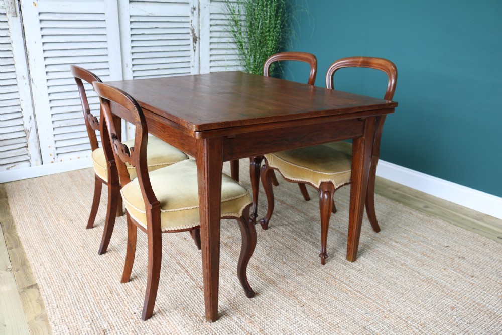 19th-century French Farmhouse Extending Pine Dining Table View XII