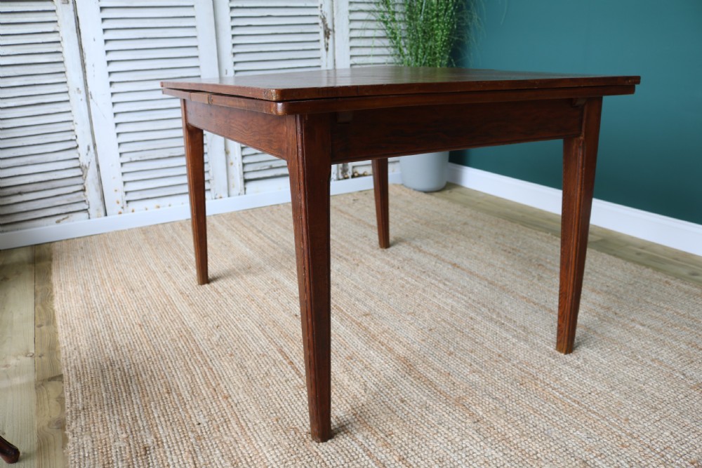 19th-century French Farmhouse Extending Pine Dining Table View XIV