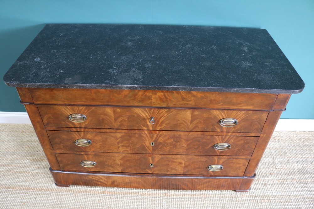 19th Century French mahogany commode View VI