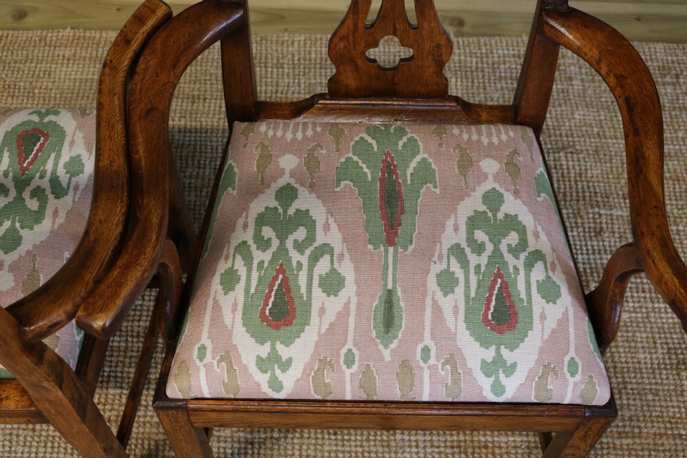 set of eight oak dining chairs, in the Chippendale style View XIII