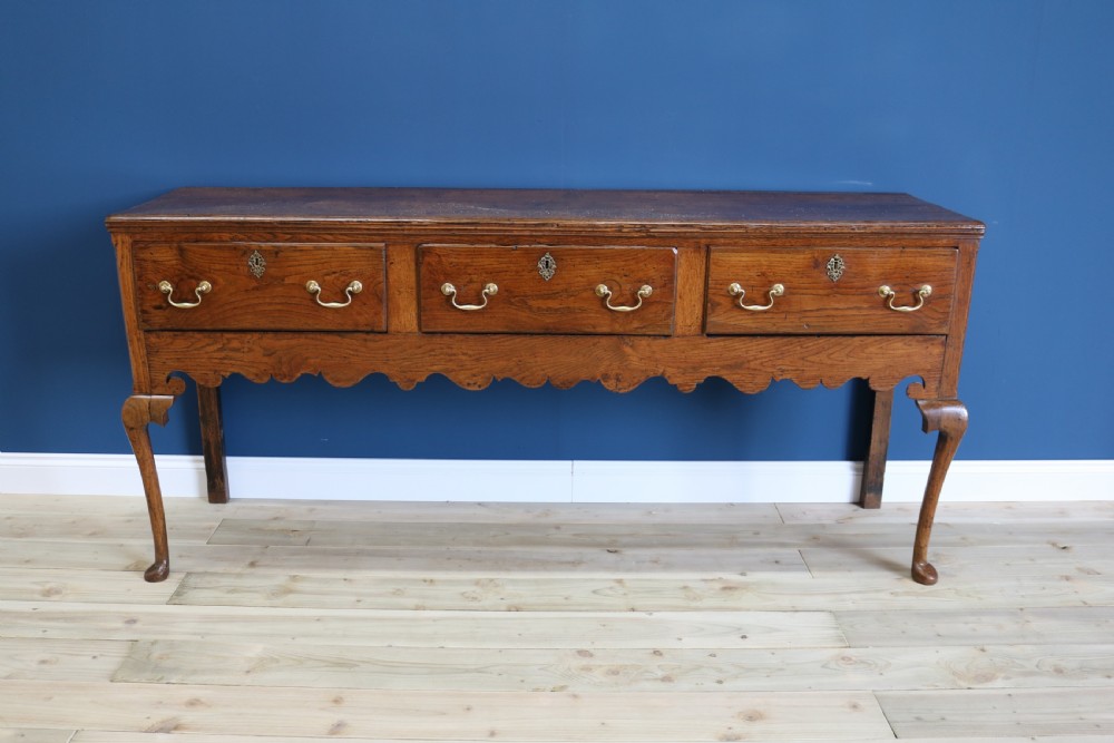 18th Century English Oak Dresser Base