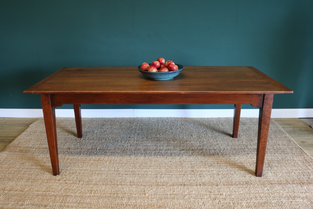 French fruitwood farmhouse table View II