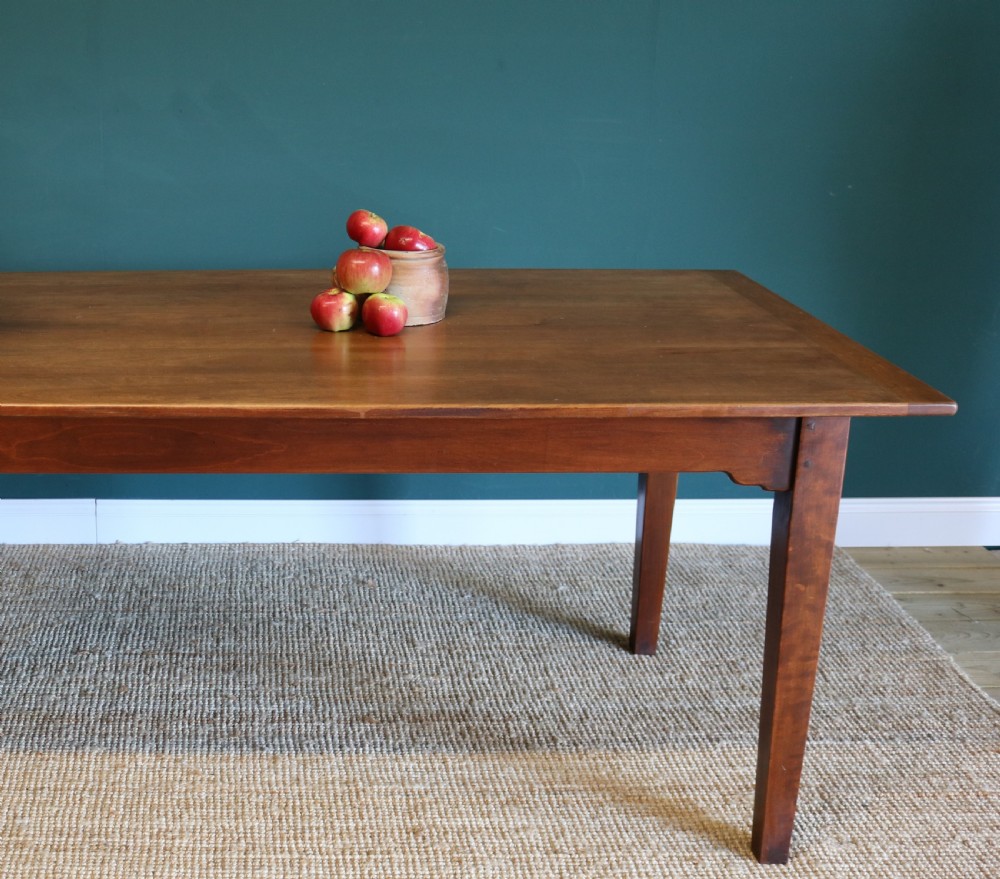 French fruitwood farmhouse table View III