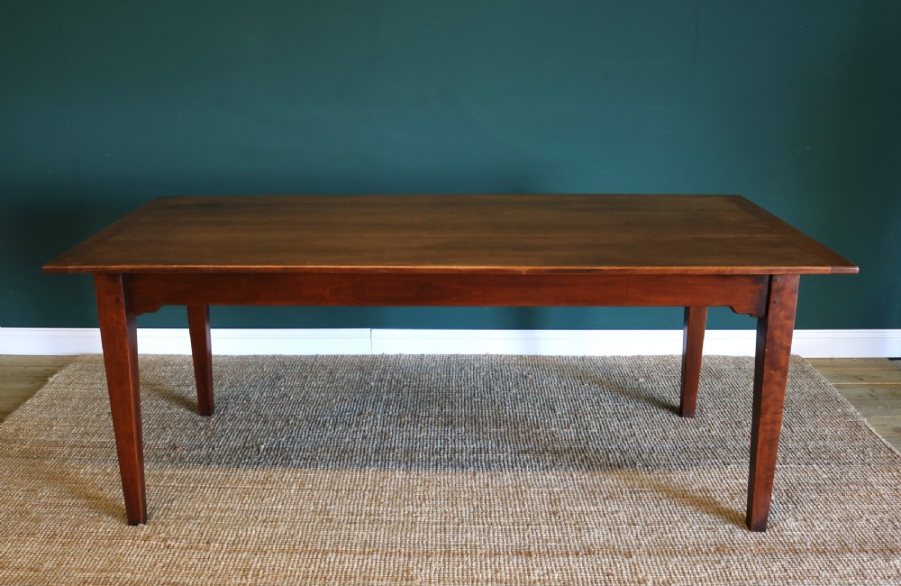 French fruitwood farmhouse table View IV