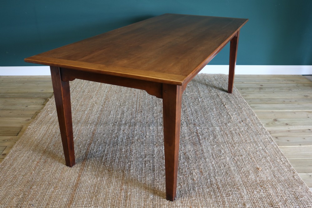 French fruitwood farmhouse table View IX
