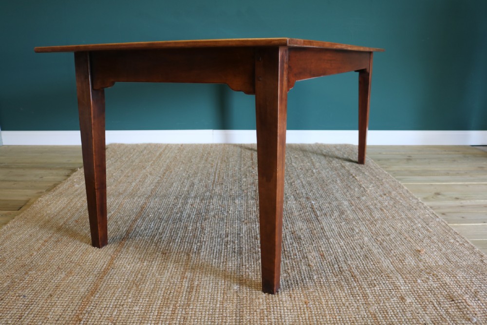 French fruitwood farmhouse table View X