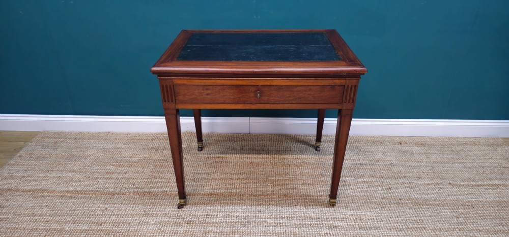 19th-century French mahogany architect's