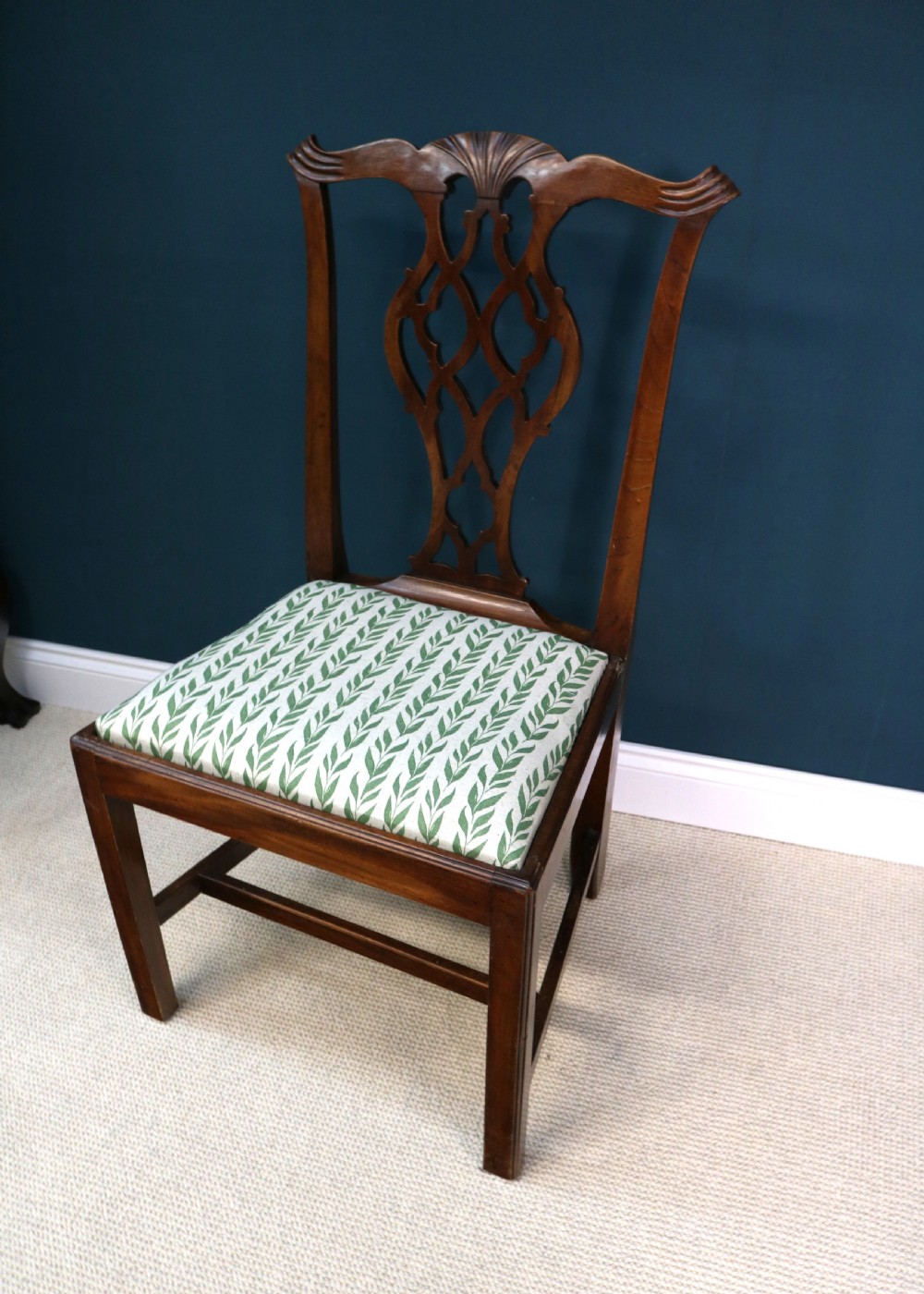 Set of Six  Mahogany Dining Chairs George III taste View II