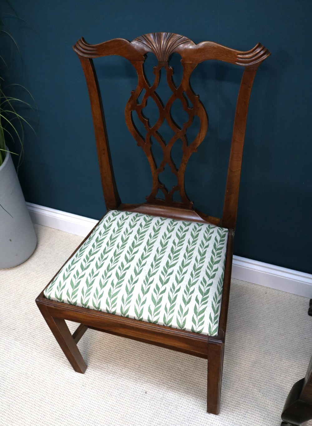 Set of Six  Mahogany Dining Chairs George III taste View III