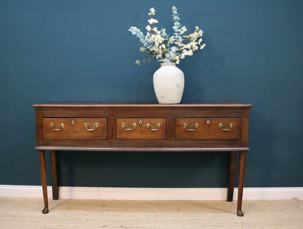 Georgian oak dresser base 