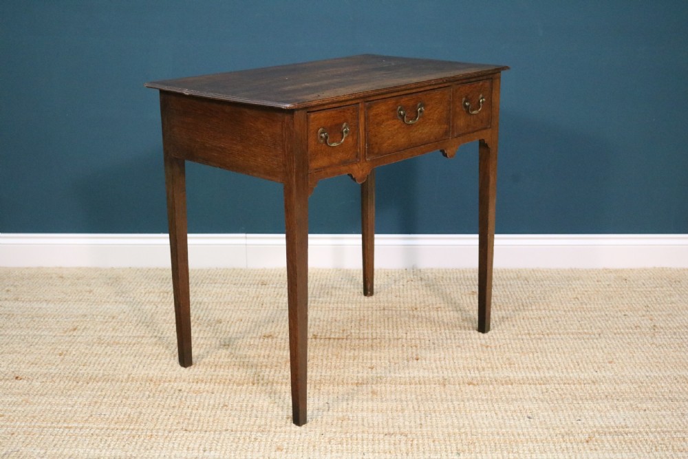 19th-century oak lowboy View IV