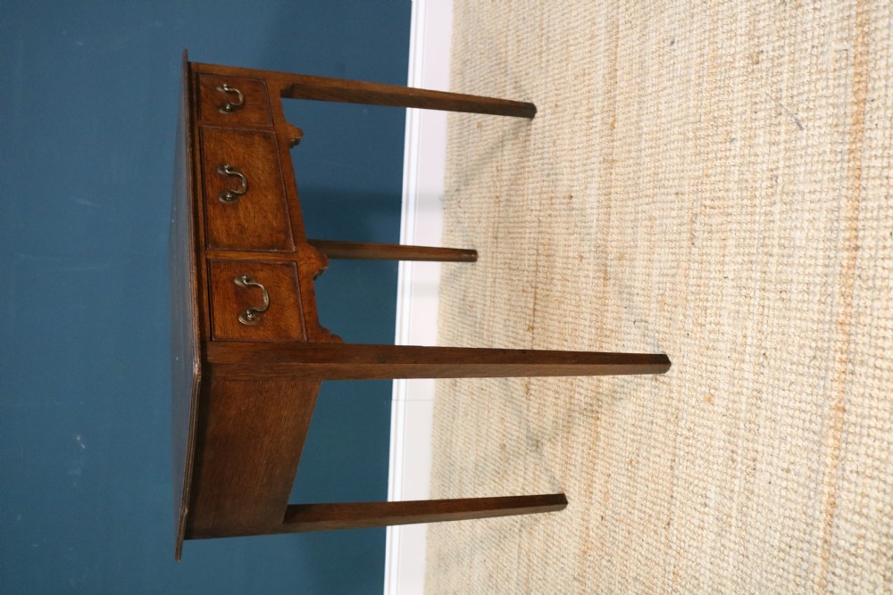 19th-century oak lowboy View VI