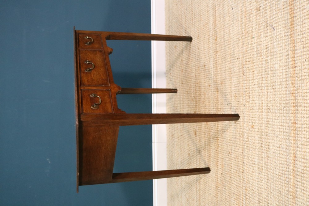 19th-century oak lowboy View IX
