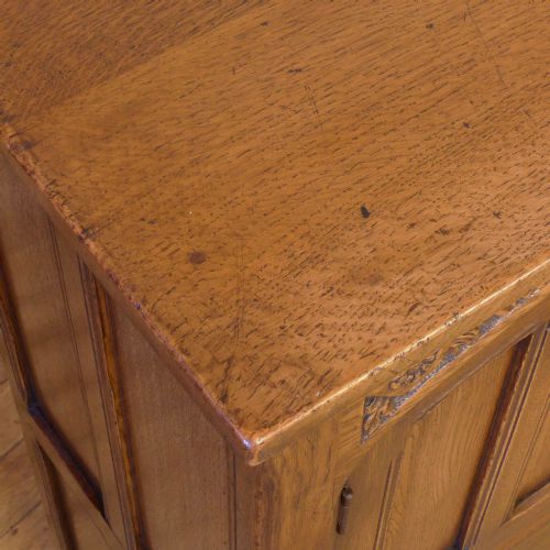 OAK TALLBOY CUPBOARD - ADDITIONAL PHOTO 7