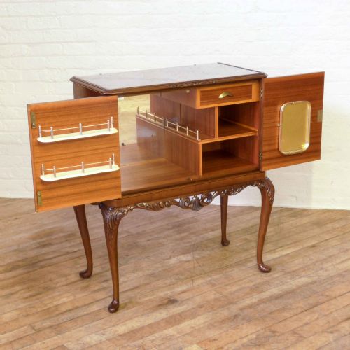 WALNUT COCKTAIL CABINET - ADDITIONAL PHOTO 1