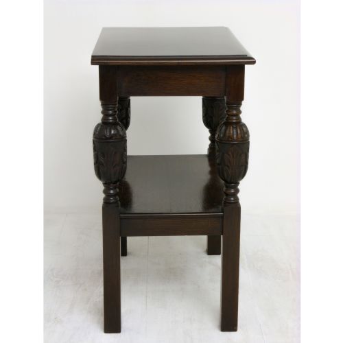 ELIZABETHAN STYLE OAK OCCASIONAL TABLE - ADDITIONAL PHOTO 5