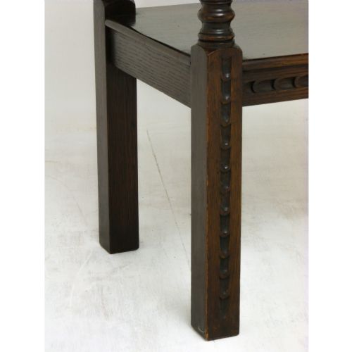 ELIZABETHAN STYLE OAK OCCASIONAL TABLE - ADDITIONAL PHOTO 7