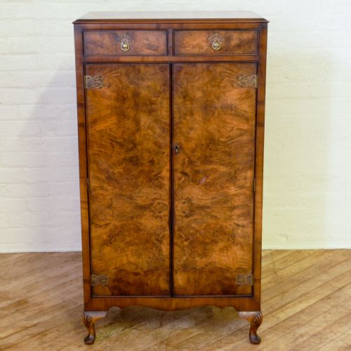 ART DECO WALNUT TALLBOY - ADDITIONAL PHOTO 4