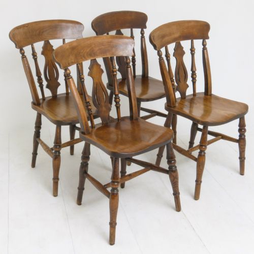 set of four victorian chairs - CATEGORY: ANTIQUE CHAIRS - DATED VICTORIAN