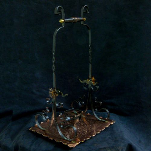 VICTORIAN ARTS CRAFTS COPPER TODDY KETTLE - ADDITIONAL PHOTO 5