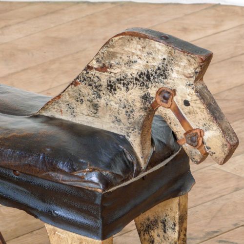 ANTIQUE PUSHALONG HORSE - ADDITIONAL PHOTO 5