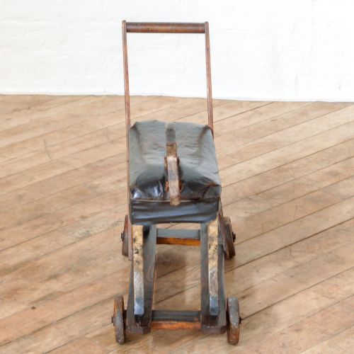 ANTIQUE PUSHALONG HORSE - ADDITIONAL PHOTO 7