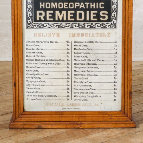 MUNYON'S ADVERTISING DISPLAY CABINET - ADDITIONAL PHOTO 4