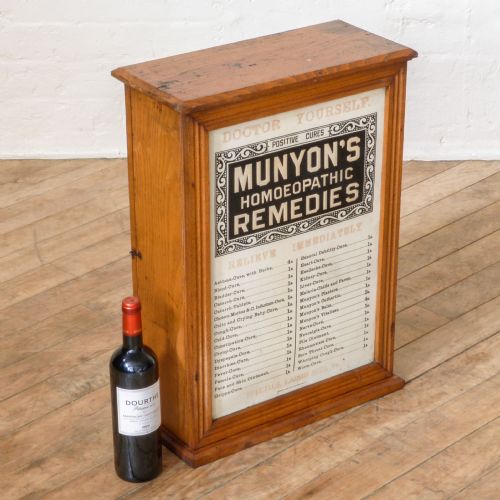 MUNYON'S ADVERTISING DISPLAY CABINET - ADDITIONAL PHOTO 3