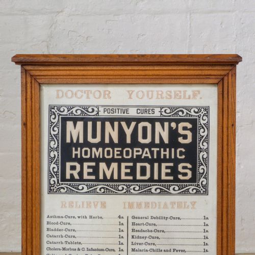 MUNYON'S ADVERTISING DISPLAY CABINET - ADDITIONAL PHOTO 5