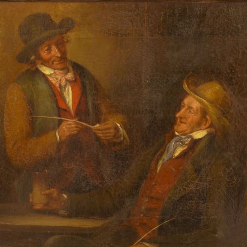 EARLY VICTORIAN OIL PAINTING BY HENRY JAMES PIDDING - ADDITIONAL PHOTO 1