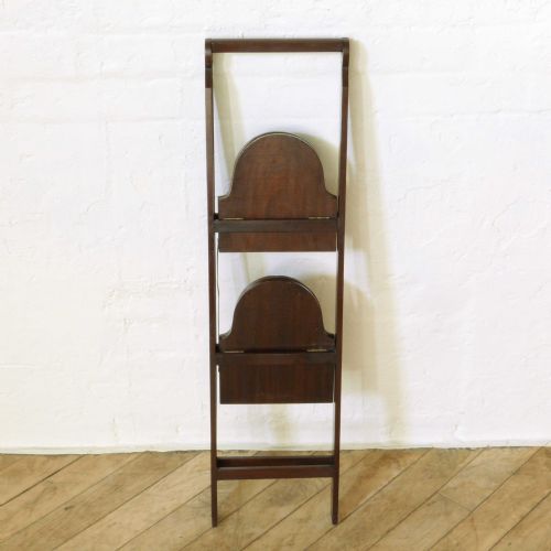 EDWARDIAN MAHOGANY CAKE STAND - ADDITIONAL PHOTO 2