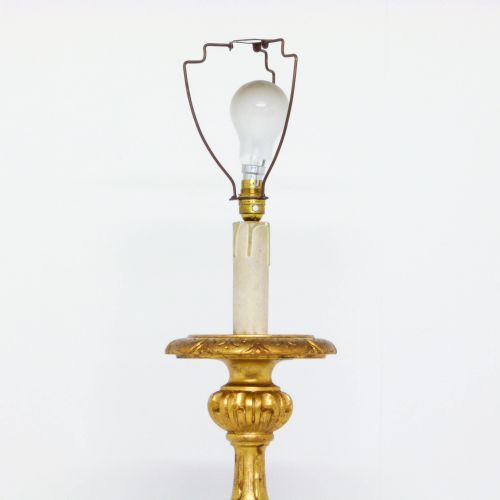 GILDED PINE STANDARD LAMP - ADDITIONAL PHOTO 5