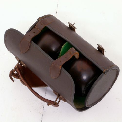 PAIR OF EDWARDIAN BOWLING BALLS - ADDITIONAL PHOTO 2