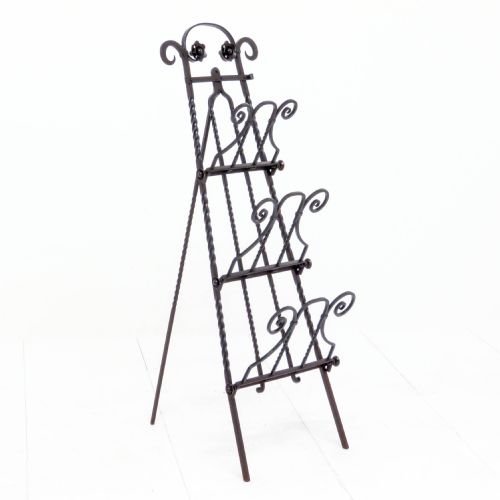 victorian iron paper rack - CATEGORY: ANTIQUE MISCELLANEOUS - DATED 1890
