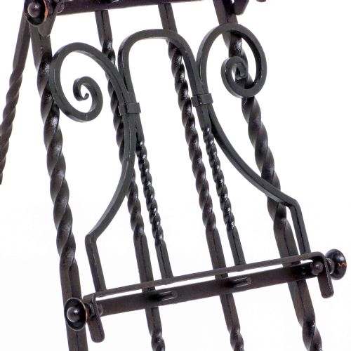 VICTORIAN IRON PAPER RACK - ADDITIONAL PHOTO 2